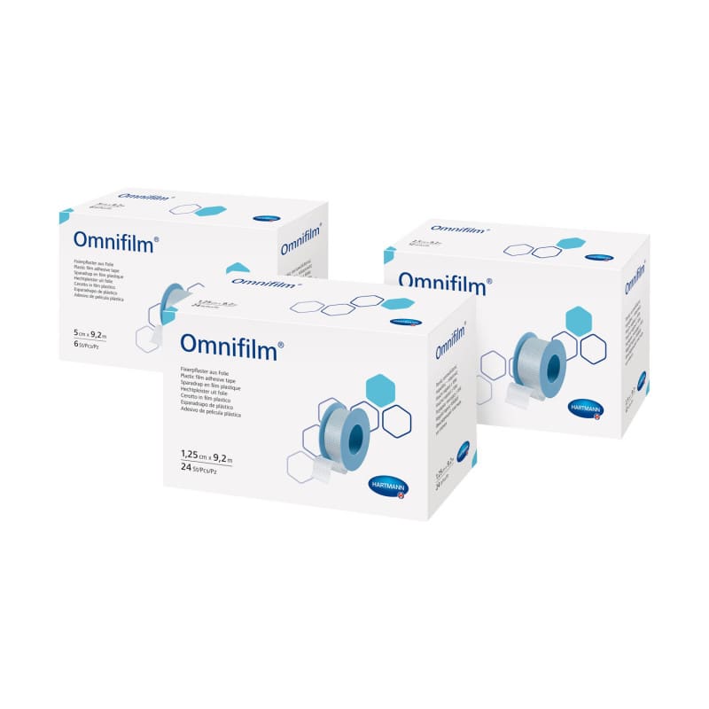 Omnifilm Adhesive Tape 2.5 cm, 12 Rolls Medvana UK