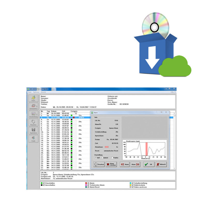 PC Software for the SISS Babycontrol Medvana UK