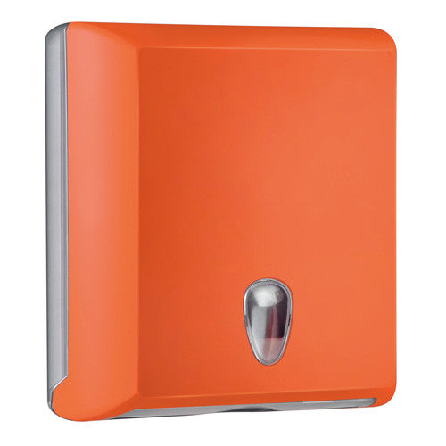 Paper Towel Dispenser «Colored Edition», small orange Medvana UK