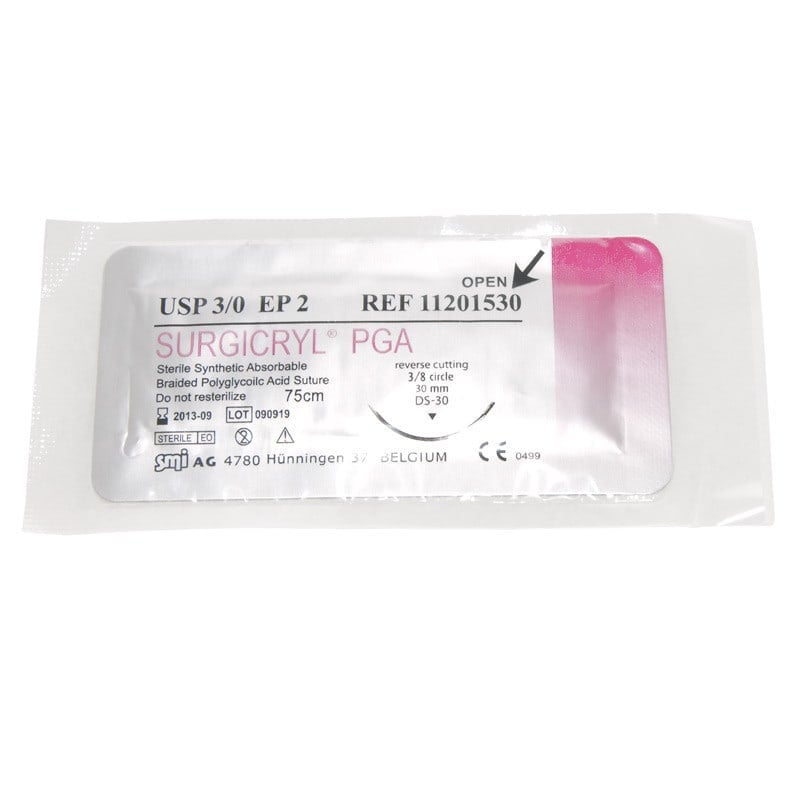 Surgicryl PGA USP3-0 EP2 75cm DS19 Medvana UK