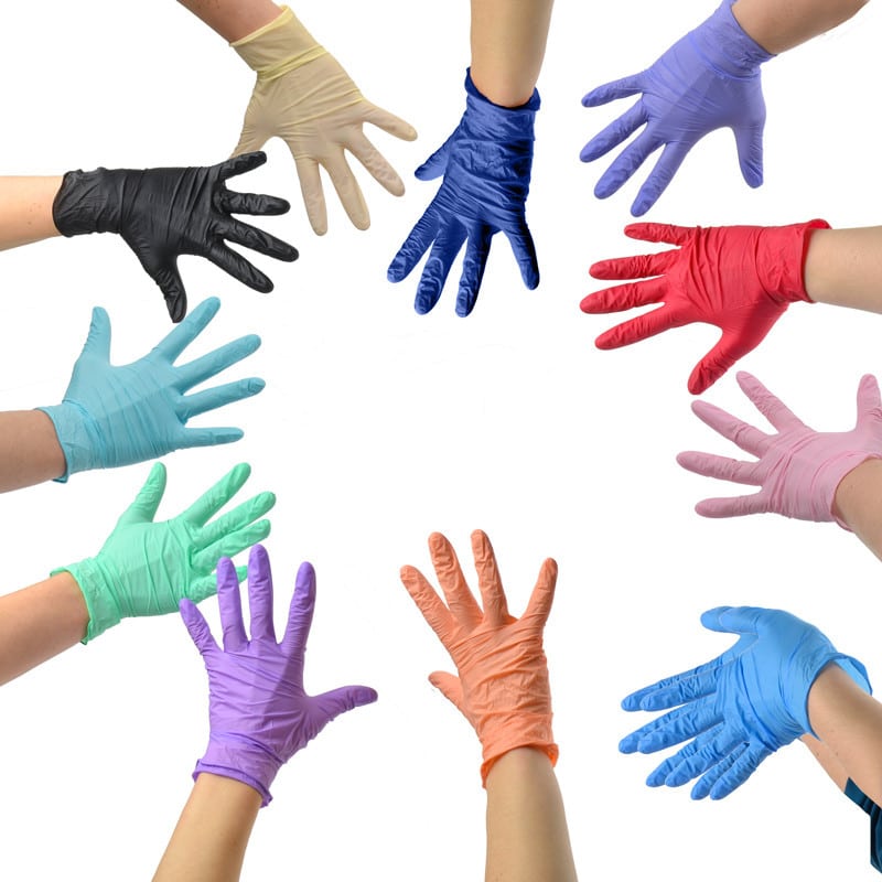 Unigloves Pearl Nitrile Gloves mint | XL Medvana UK