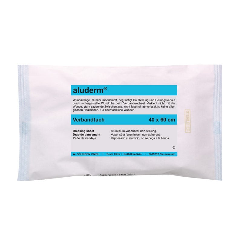 Aluderm Dressing Sheet 60 x 80 cm Medvana UK