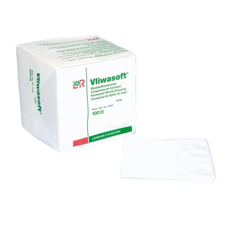 Vliwasoft Non-Sterile 6-ply | 7.5 x 7.5 cm Medvana UK