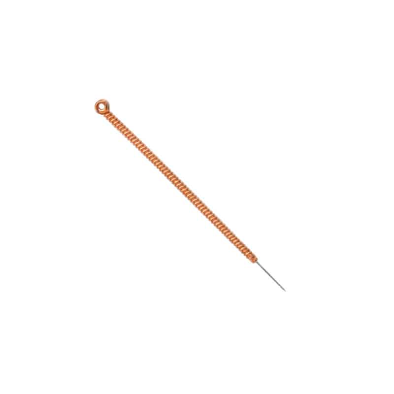 Acupuncture Needles with Copper Grip 0.25 x 25 mm Medvana UK