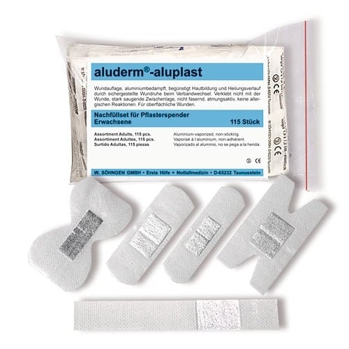 Refill Set for the aluderm Band-Aid Dispenser Medvana UK