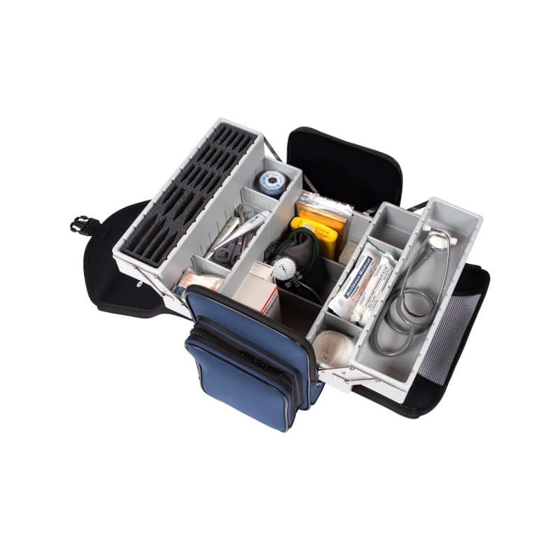 Doctor's Bag, The Alternative with shoulder straps | black Medvana UK