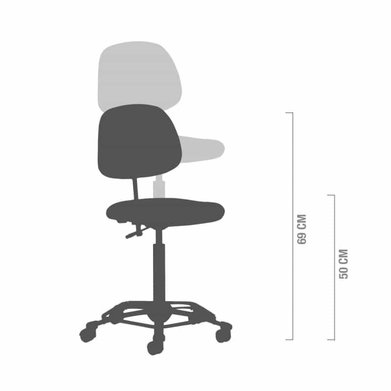 Swivel Chair black Medvana UK