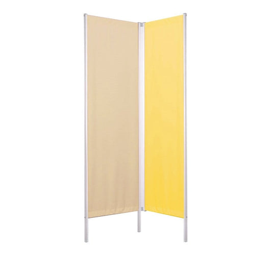 Lightweight Partition without wheels 3 | yellow panels Medvana UK