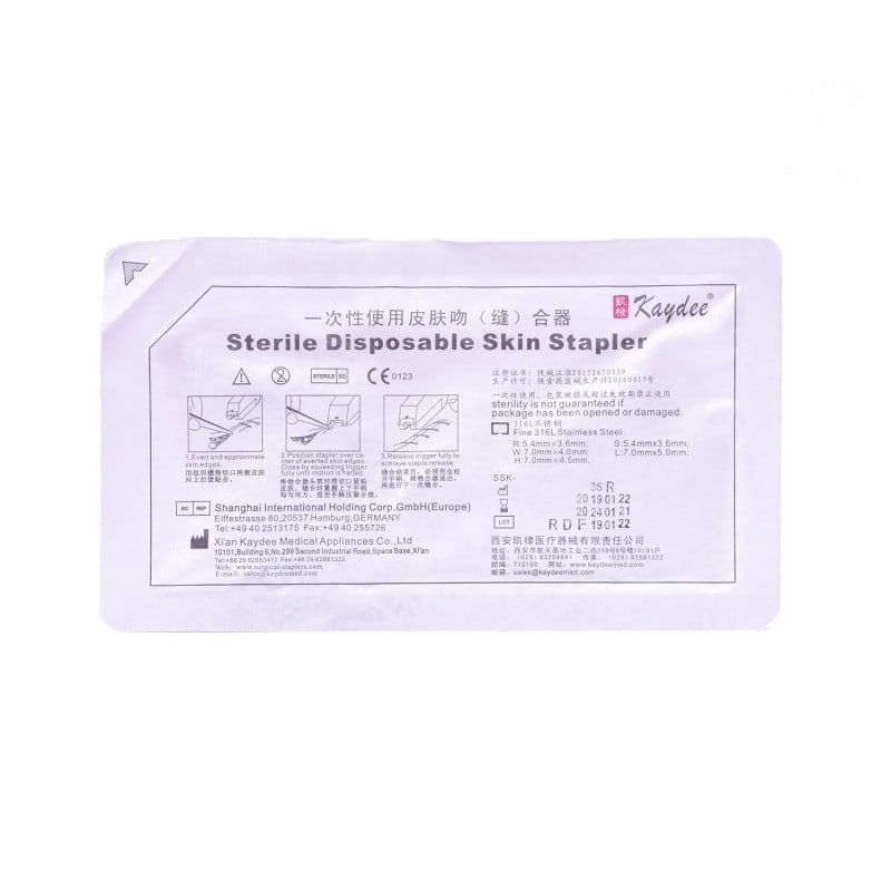 Disposable Skin Stapler mit großen Klammern Medvana UK