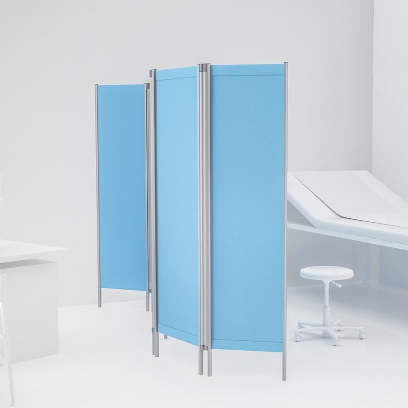 Lightweight Partition without wheels 3 | beige panels Medvana UK
