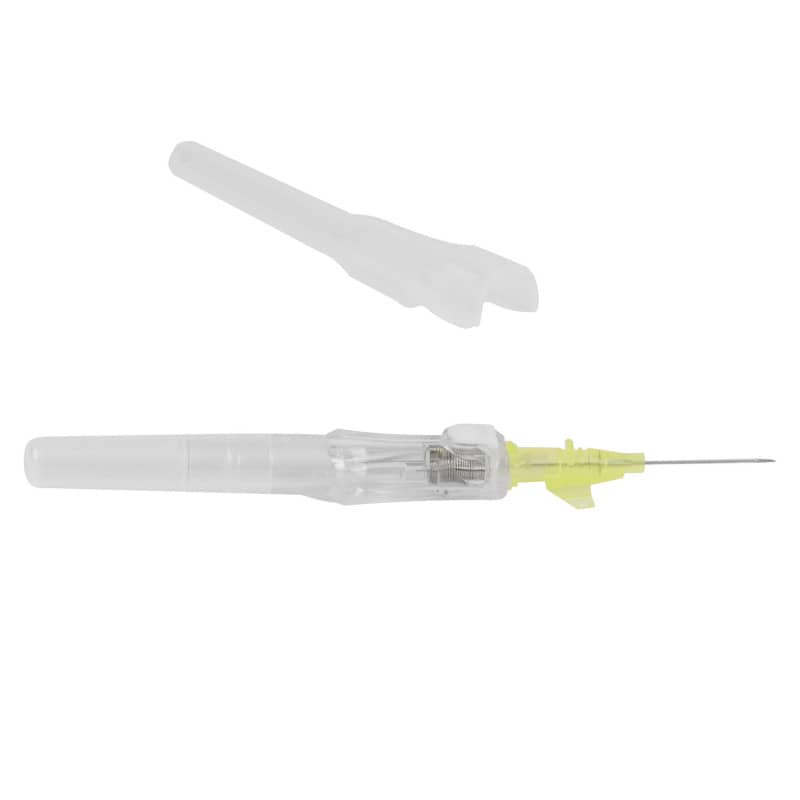 BD Insyte Autoguard Shielded IV Catheter 24G, 0.7 x 19 mm, yellow Medvana UK