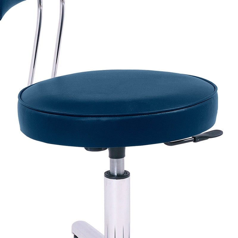 Swivel Chair with Inclined Seat rosewood Medvana UK