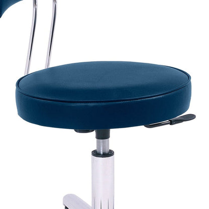 Swivel Chair with Inclined Seat red Medvana UK