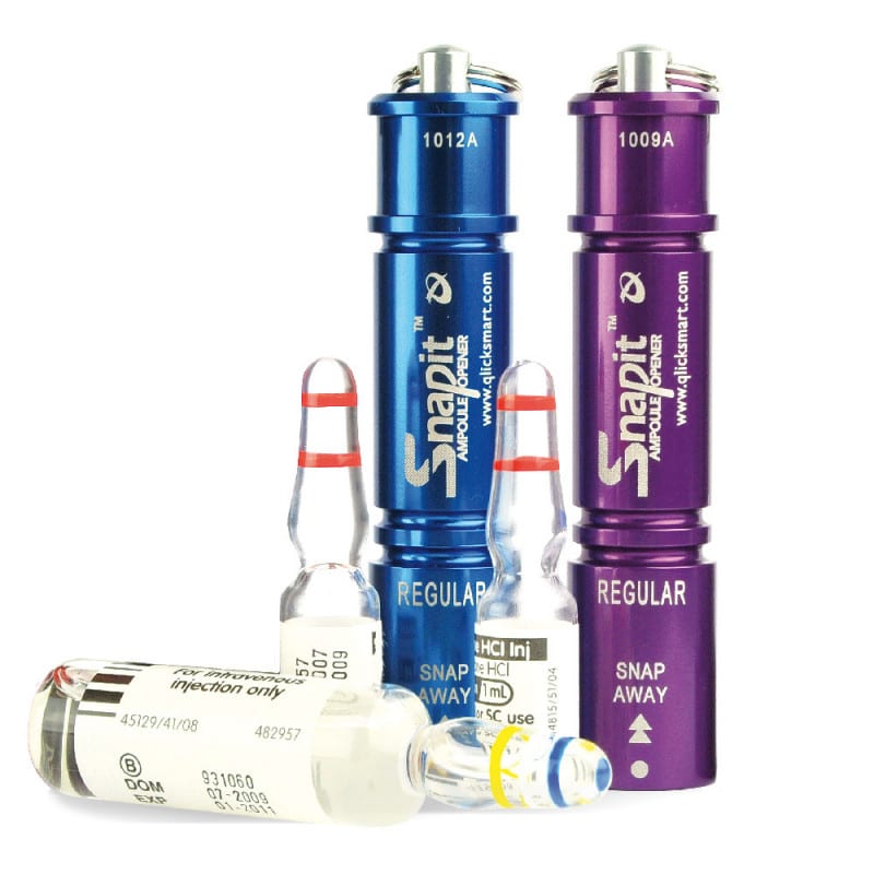 QlickSmart SnapIT Ampoule Opener blue Medvana UK