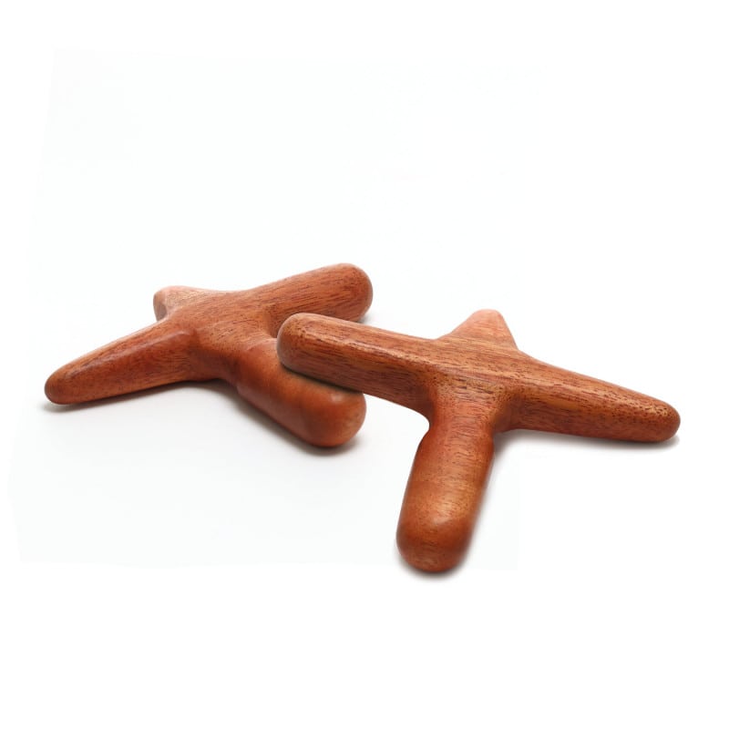 Hardwood Massage Cross Medvana UK