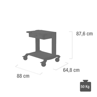 Haeberle Instrument Trolley blue Medvana UK