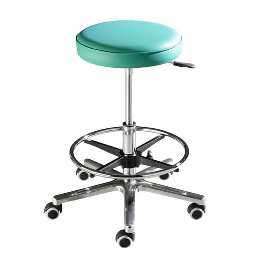 Swivel Stool for Taller People blue