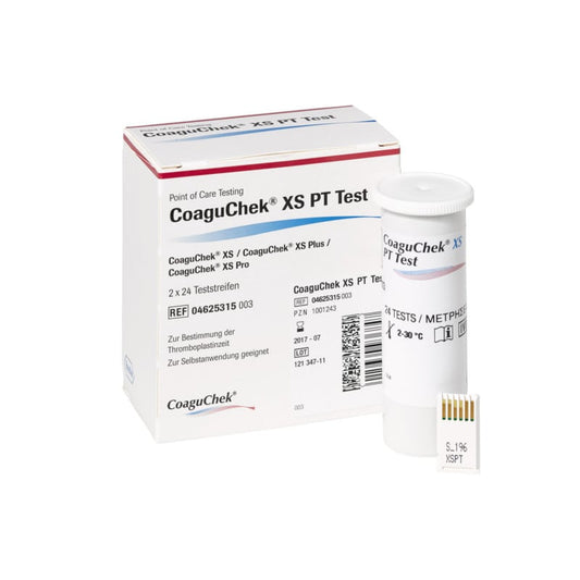 CoaguChek XS PT Test 2 x 24 pieces Medvana UK
