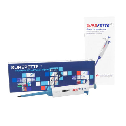 SurePette - variably adjustable pipette 10-100 µl Medvana UK