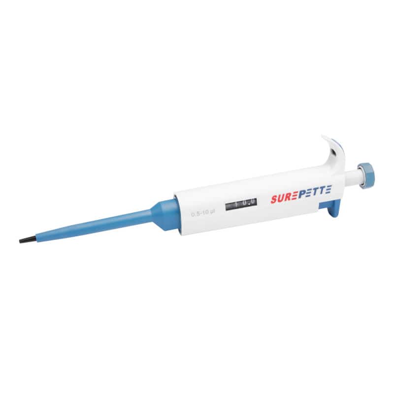 SurePette - variably adjustable pipette 10-100 µl Medvana UK