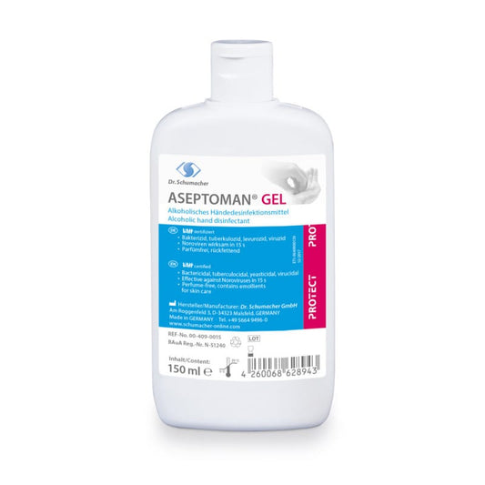ASEPTOMAN Gel, Hand Sanitiser 1 Litre Medvana UK