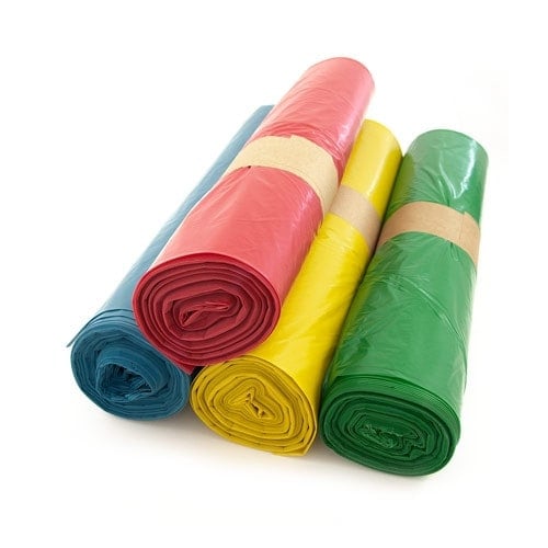 Tear-Resistant Refuse Sacks 120 L red Medvana UK
