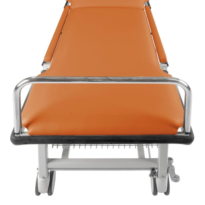 Transport-Recovery Stretcher Trolley pure white | red Medvana UK