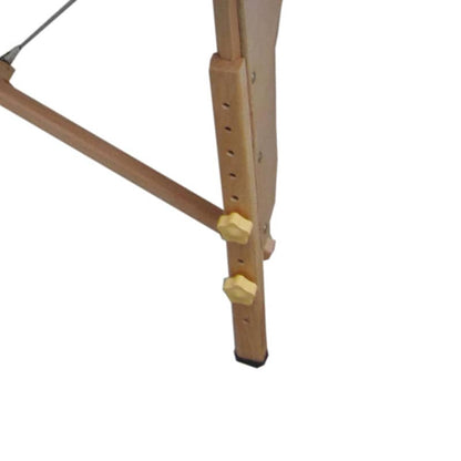 Portable Massage Table, “Surabaya” light blue Medvana UK