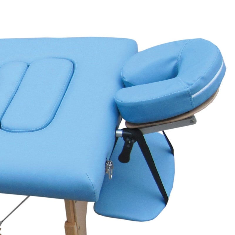 Portable Massage Table, “Surabaya” linden green Medvana UK