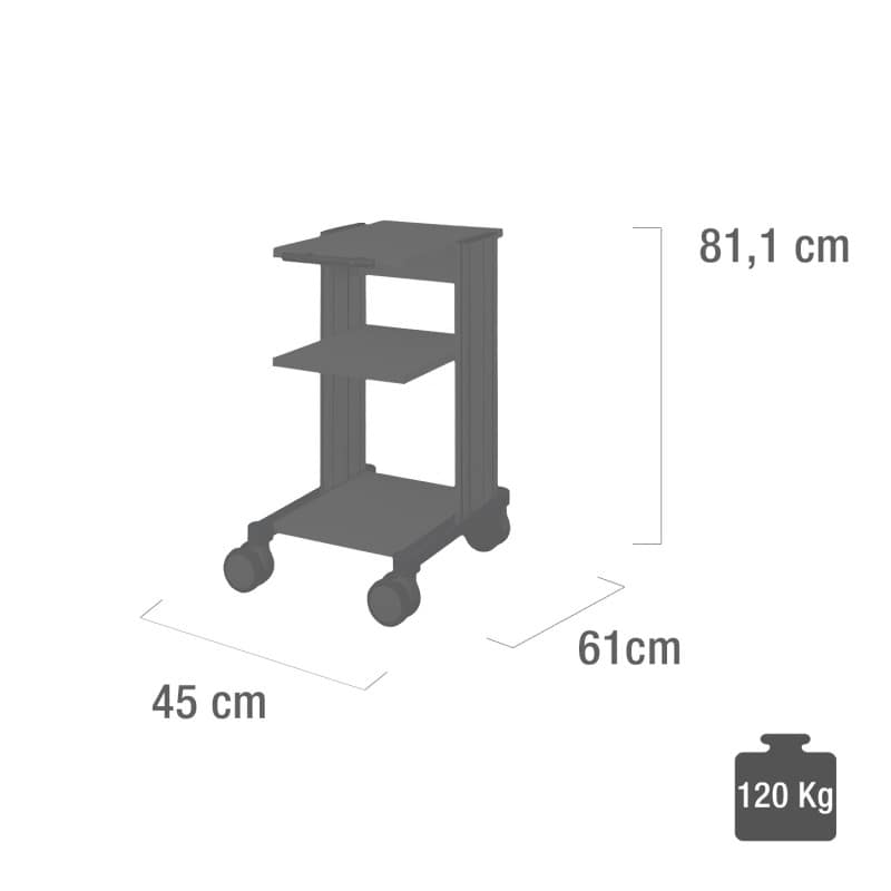 Swingo 35 Sonography Trolley Medvana UK