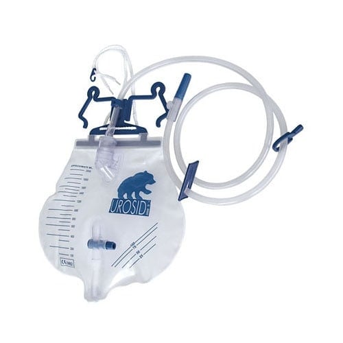 Urosid 2000S Cross Valve Urinary Catheter Bag System Medvana UK