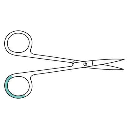 Iris Scissors, 11.5 cm straight Medvana UK