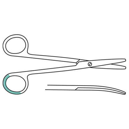 Metzenbaum Scissors, Blunt-Blunt 14.5 cm Medvana UK