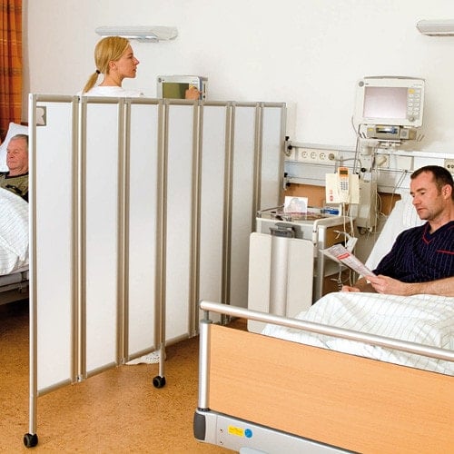 Folding Wall Room Divider 8 panels, 240 cm Medvana UK