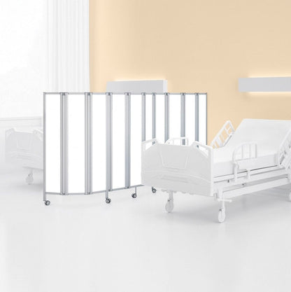 Folding Wall Room Divider 8 panels, 240 cm Medvana UK