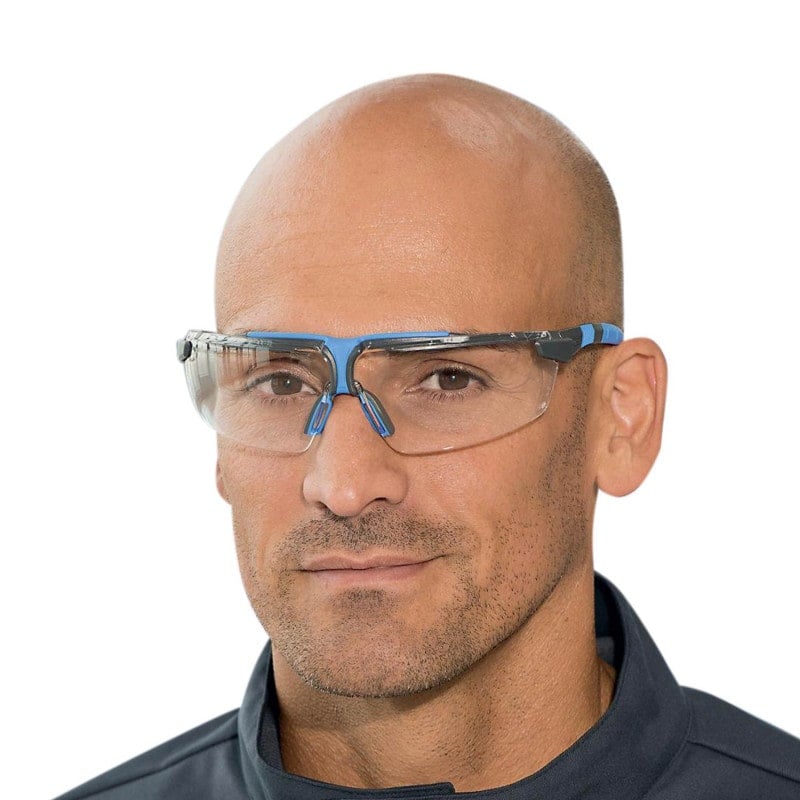 Uvex i-3 Safety Glasses anthracite-blue Medvana UK