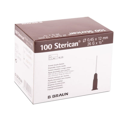 Sterican® Needles 26G 0,45 x 12 (brown) Medvana UK