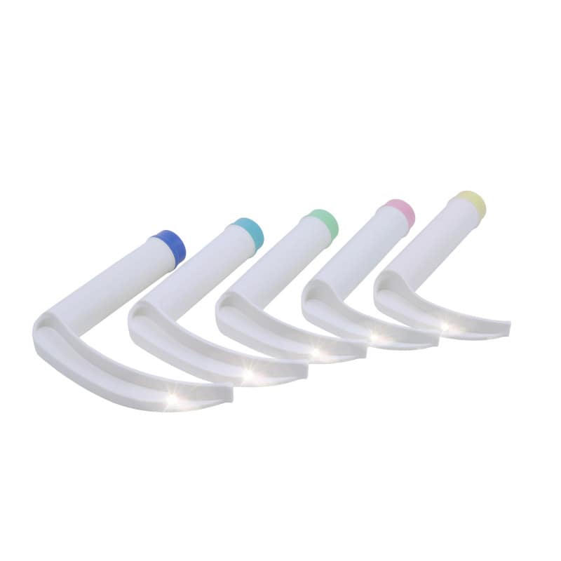 Disposable Laryngoscope Mittel, 139,6 mm (hellblau) Medvana UK