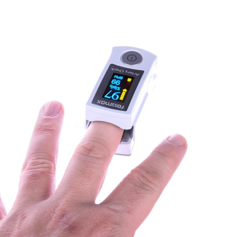 Finger Pulse Oximeter SB200 with Arteriosclerosis Recognition Medvana UK