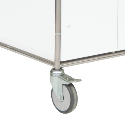 Cupboard Trolley orange Medvana UK