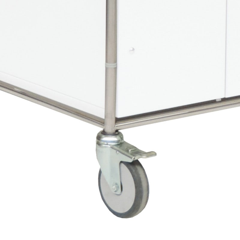 Cupboard Trolley light yellow Medvana UK