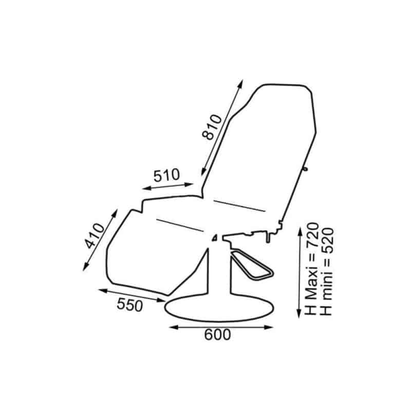 Blood collection chair petrol Medvana UK