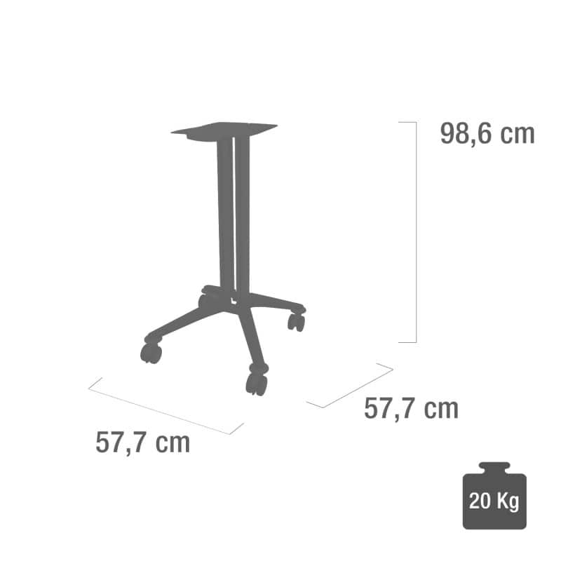 Instrument Trolley, bravo Basic Trolley 1 Medvana UK