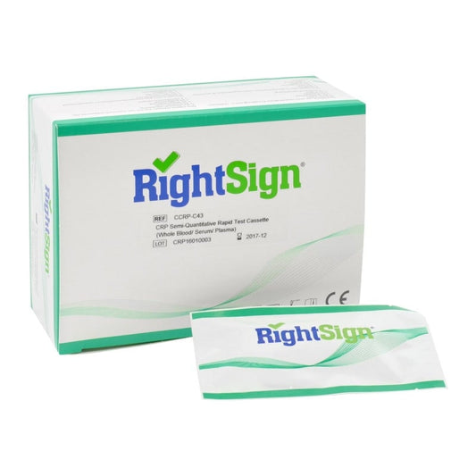 Right Sign semi-quantitative CrP-Test, 25 Cartridges Medvana UK