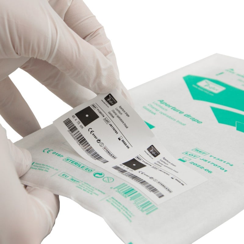 Fenestrated Surgical Drapes, Self-Adhering 45 x 75 cm Medvana UK