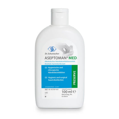 Aseptoman med 500 ml dispenser bottle Medvana UK