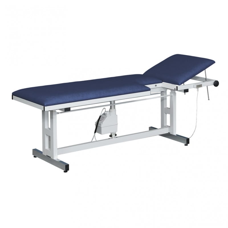 Height-Adjustable Echocardiography Table red Medvana UK