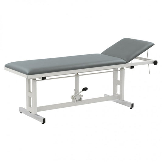 Medical Exam Table 65 cm wide, head depth adjustment | Orange Medvana UK