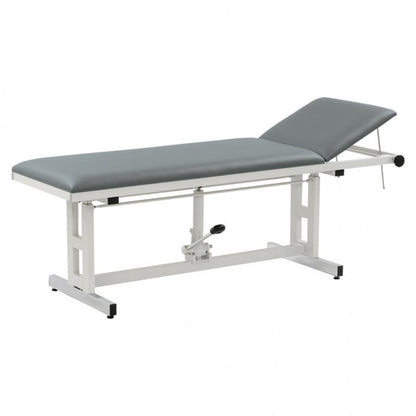 Medical Exam Table 65 cm wide, adjustable headrest (+40°) | Coffee Medvana UK
