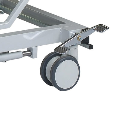 Height-Adjustable Patient Transport Trolley 65 cm | turquoise Medvana UK